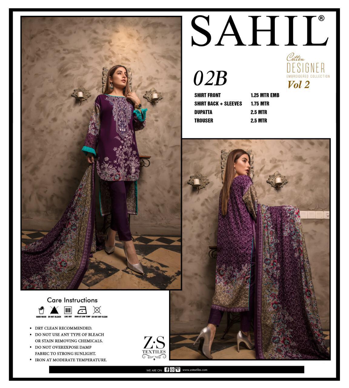 Cotton Designer Vol 2 By Sahil 1a-b To 5a-b Series Indian Traditional Wear Collection Beautiful Stylish Fancy Colorful Party Wear & Occasional Wear Coton Dresses At Wholesale Price
