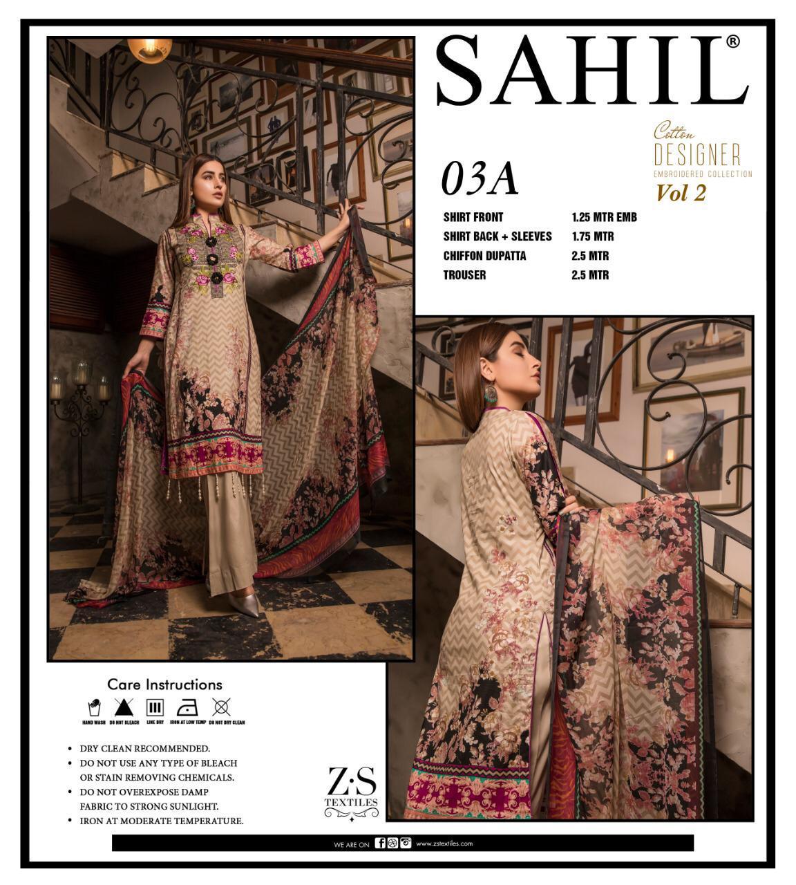 Cotton Designer Vol 2 By Sahil 1a-b To 5a-b Series Indian Traditional Wear Collection Beautiful Stylish Fancy Colorful Party Wear & Occasional Wear Coton Dresses At Wholesale Price