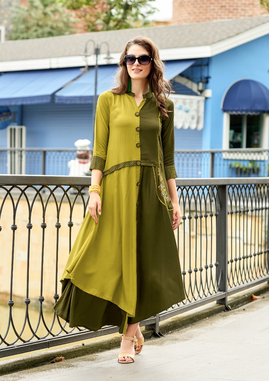 Fiza Vol-2 By Sawan Creation 2001 To 2010 Series Designer Beautiful Stylish Fancy Colorful Casual Wear & Ethnic Wear Heavy Rayon Printed Kurtis At Wholesale Price