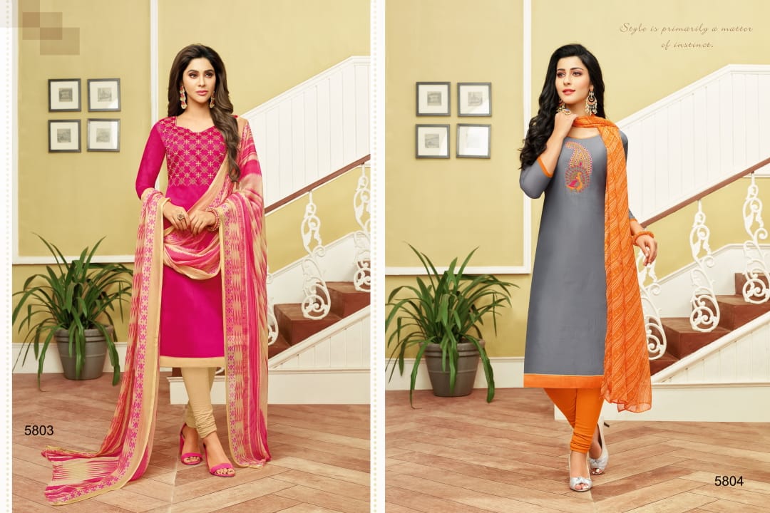 Google It Vol-3 By R.r Fashion 5801 To 5812 Series Indian Traditional Wear Collection Beautiful Stylish Fancy Colorful Party Wear & Occasional Wear Silk Dress At Wholesale Price