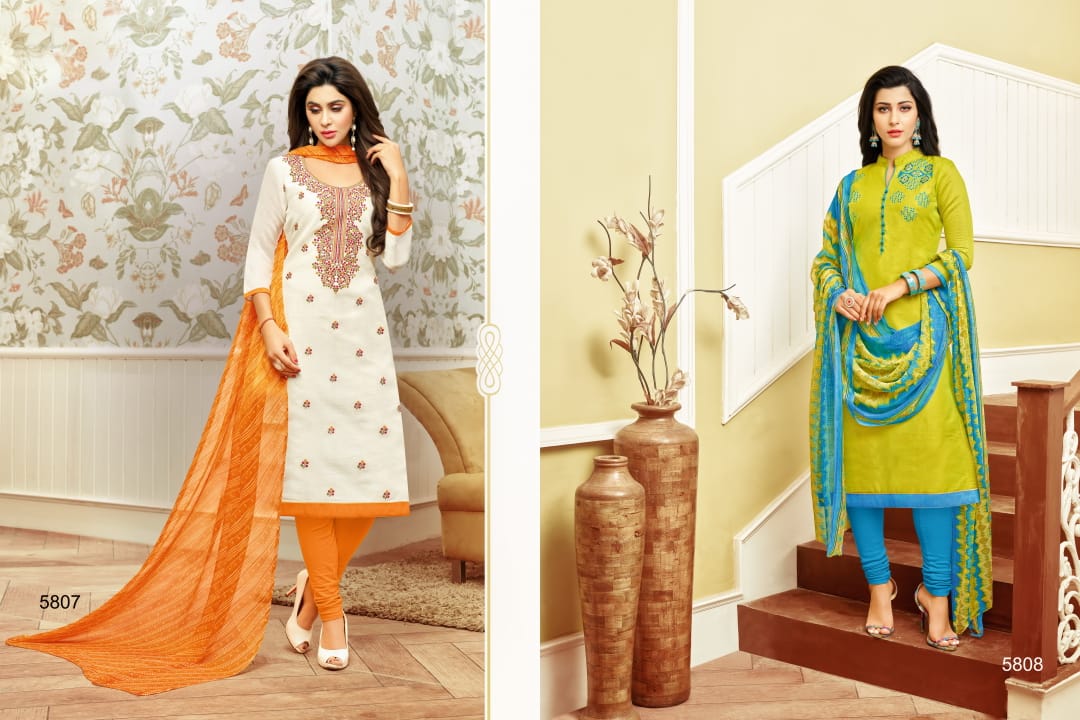Google It Vol-3 By R.r Fashion 5801 To 5812 Series Indian Traditional Wear Collection Beautiful Stylish Fancy Colorful Party Wear & Occasional Wear Silk Dress At Wholesale Price