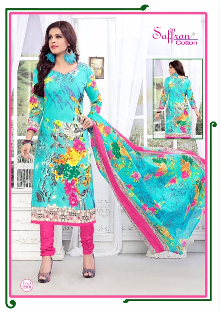 Gulzar Karachi Queen Vol-2 By Saffron Cotton 2001 To 2010 Series Colorful Beautiful Printed Casual Wear Cotton Un-stitched Dresses At Wholesale Price
