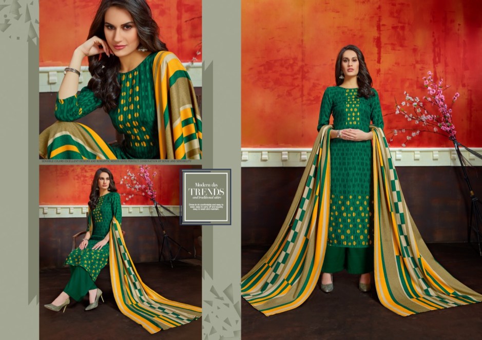 Gulzar By Shri Vijay 2501to 2510 Series Beautiful Pashmina Suits Stylish Fancy Colorful Winter Wear & Ethnic Wear Pure Pashmina Dobby Style Printed Dresses At Wholesale Price