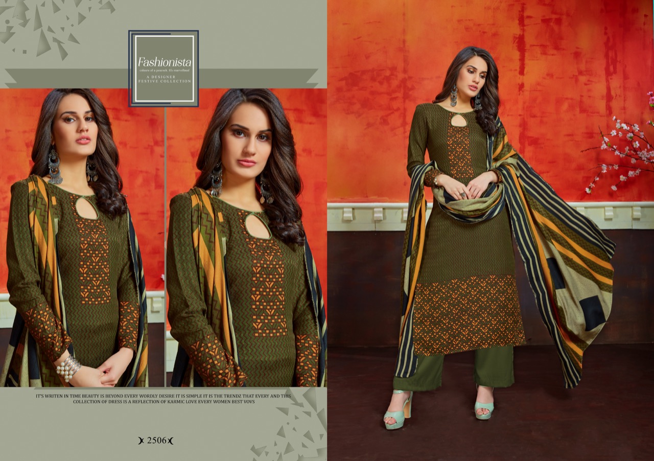Gulzar By Shri Vijay 2501to 2510 Series Beautiful Pashmina Suits Stylish Fancy Colorful Winter Wear & Ethnic Wear Pure Pashmina Dobby Style Printed Dresses At Wholesale Price