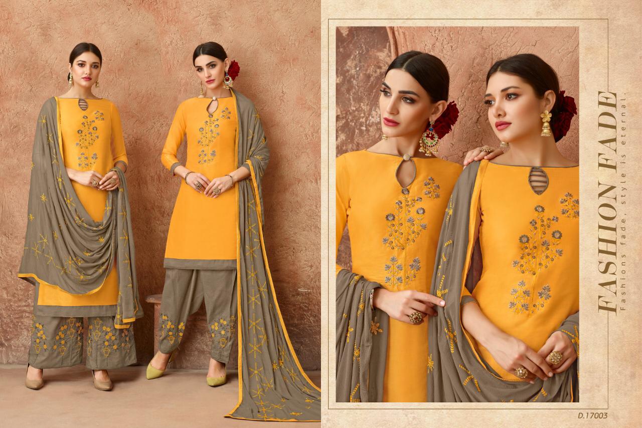 Hello Madam By Raghav Royals 17001 To 17012 Series Suits Collection Beautiful Stylish Fancy Colorful Casual Wear & Ethnic Wear Cotton With Embroidery Dresses At Wholesale Price