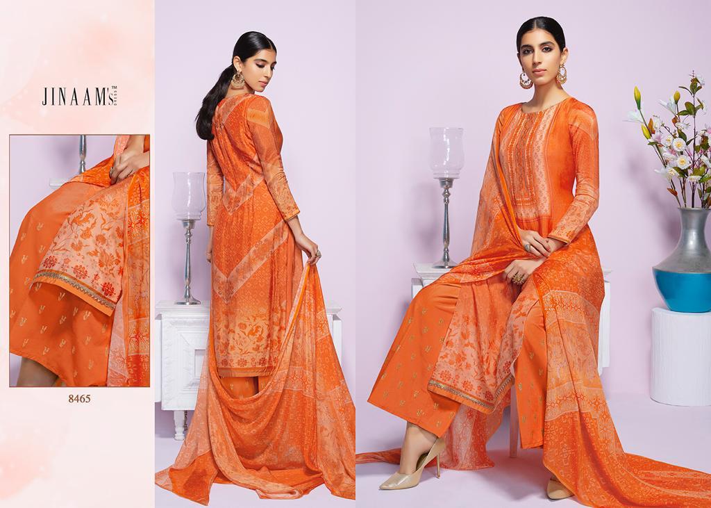 Jinaam By Amyra 8465 To 8474 Series Indian Traditional Wear Collection Beautiful Stylish Fancy Colorful Party Wear & Occasional Wear Digital Printed Dress At Wholesale Price