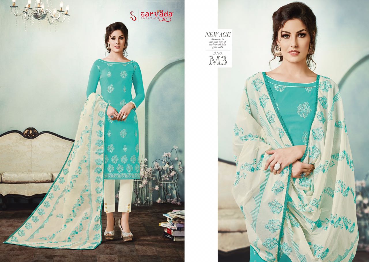 Mulmul By Sarvada Creation 1 To 12 Series Beautiful Suits Stylish Fancy Colorful Casual Wear & Ethnic Wear Cambric Cotton Lawn Dresses At Wholesale Price