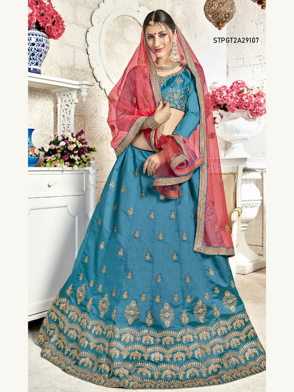 Panghat-2 By Aasvaa 29101 To 29108 Series Beautiful Suits Stylish Fancy Colorful Party Wear & Ethnic Wear Collection Bangalori Silk Lehengas At Wholesale Price