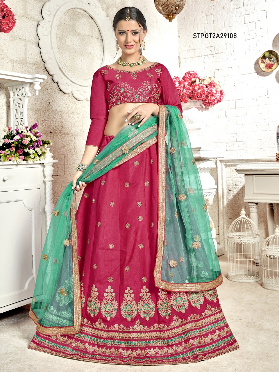 Panghat-2 By Aasvaa 29101 To 29108 Series Beautiful Suits Stylish Fancy Colorful Party Wear & Ethnic Wear Collection Bangalori Silk Lehengas At Wholesale Price