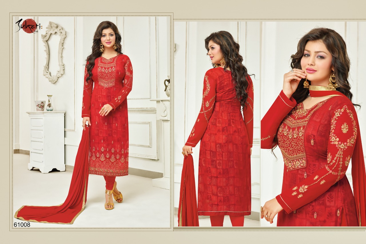 Sahiba By Suhati Fab 61002 To 61009 Series Indian Traditional Wear Collection Beautiful Stylish Fancy Colorful Party Wear & Occasional Wear Georgette Print Dress At Wholesale Price