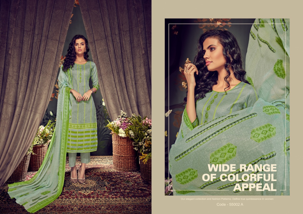Saloni By Hariks 55001-a To 55004-b Series Designer Beautiful Colorful Fancy Casual Wear & Party Wear Pure Lawn Digital Printed Dresses At Wholesale Price