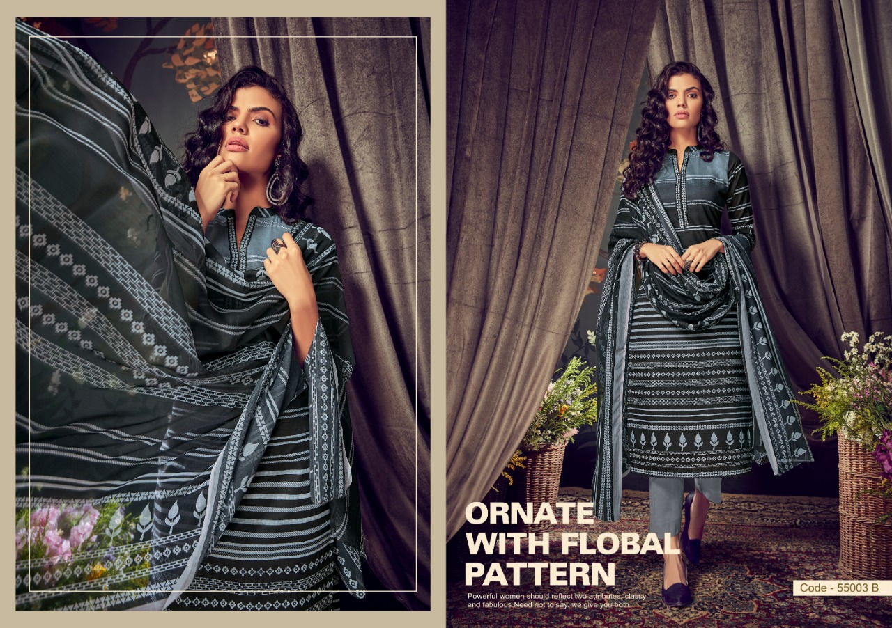 Saloni By Hariks 55001-a To 55004-b Series Designer Beautiful Colorful Fancy Casual Wear & Party Wear Pure Lawn Digital Printed Dresses At Wholesale Price