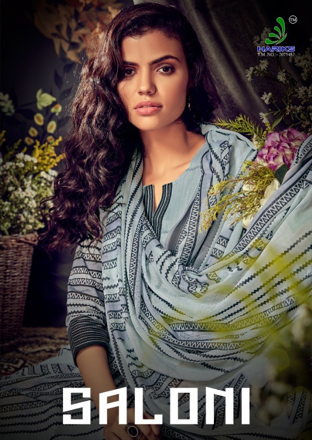 Saloni By Hariks 55001-a To 55004-b Series Designer Beautiful Colorful Fancy Casual Wear & Party Wear Pure Lawn Digital Printed Dresses At Wholesale Price