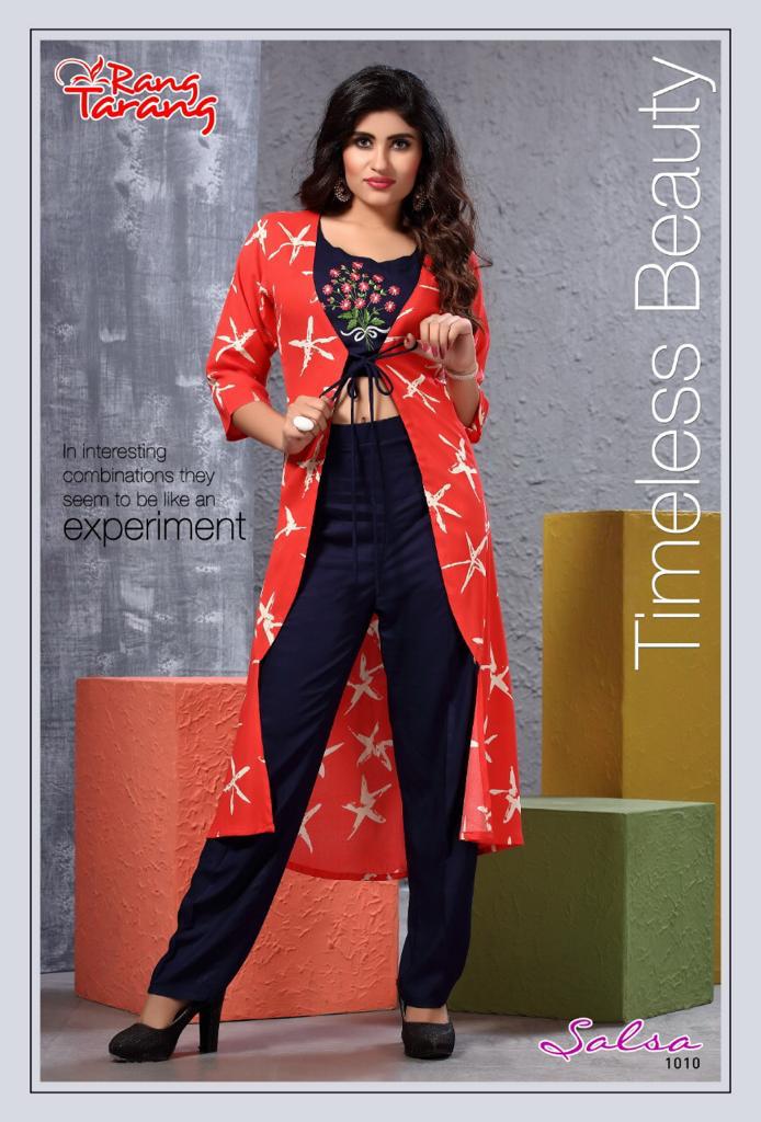 Salsa By Rihanna 1001 To 1010 Series Stylish Fancy Beautiful Colorful Casual Wear & Ethnic Wear Crepe Silk Kurtis/gowns At Wholesale Price