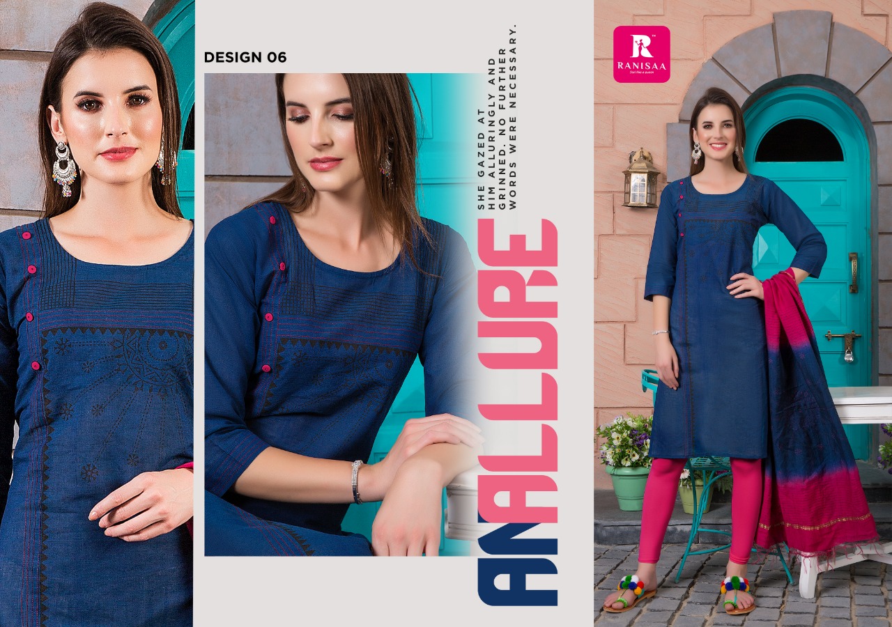 Swarupaa Vol-2 By Ranisa 01 To 08 Series Beautiful Stylish Fancy Colorful Casual Wear & Ethnic Wear Heavy South Cotton With Screen Print Kurti With Fancy Duppta Kurtis At Wholesale Price