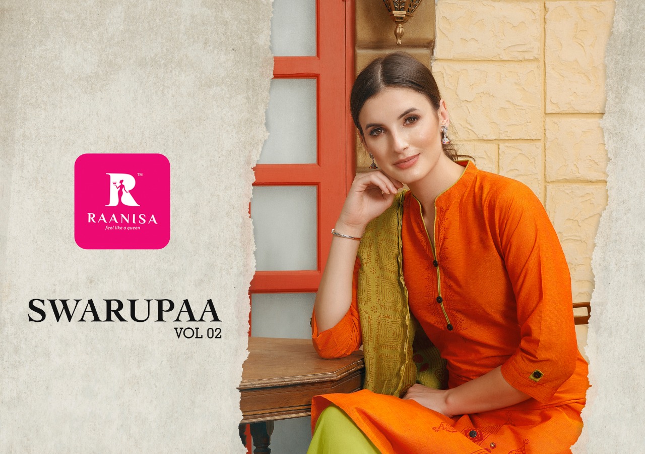 Swarupaa Vol-2 By Ranisa 01 To 08 Series Beautiful Stylish Fancy Colorful Casual Wear & Ethnic Wear Heavy South Cotton With Screen Print  Kurti With Fancy Duppta Kurtis At Wholesale Price