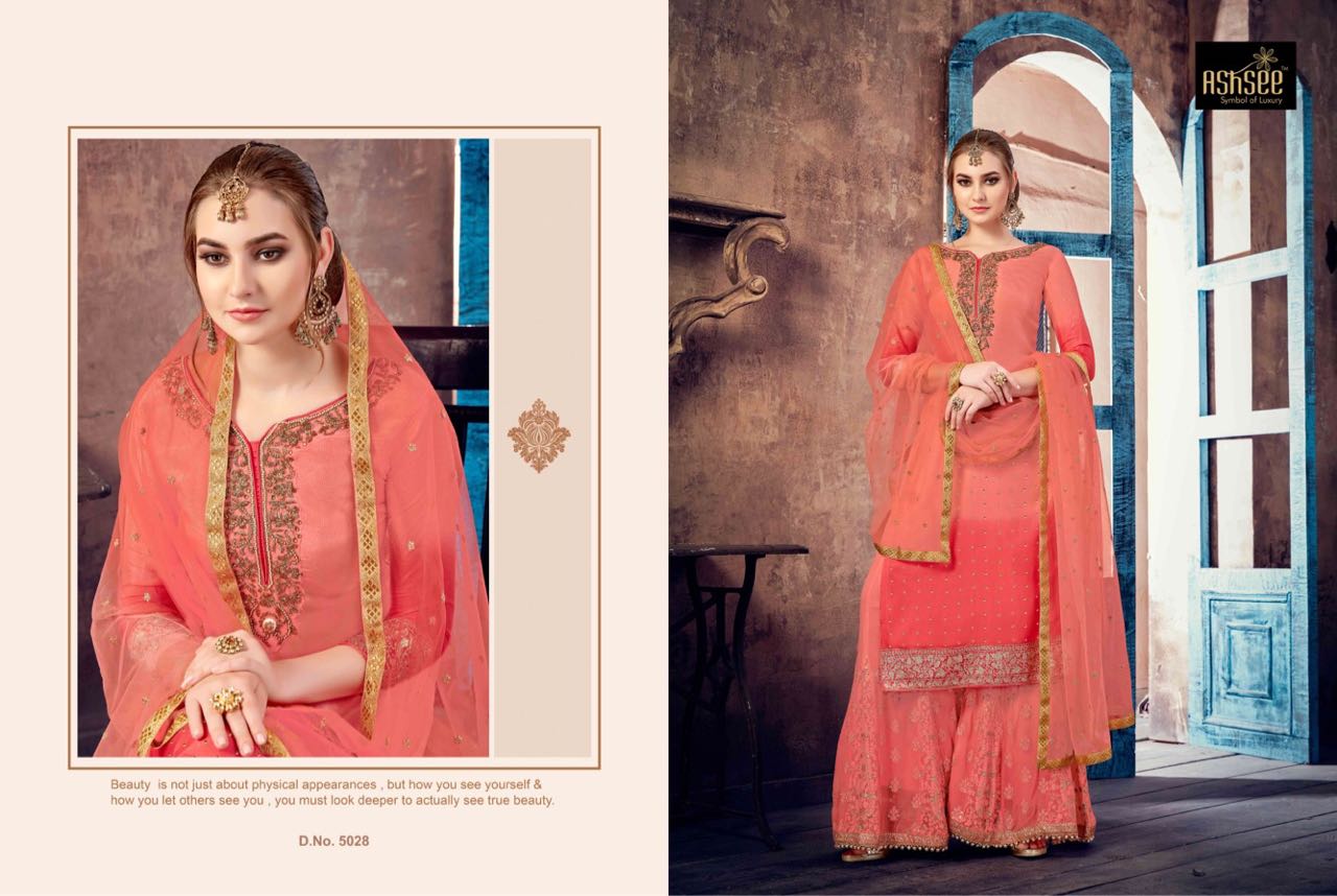Taslim By Ashsee 5025 To 5028 Series Designer Suits Beautiful Stylish Fancy Colorful Party Wear & Occasional Wear Pure Viscose Upada Silk Dresses At Wholesale Price