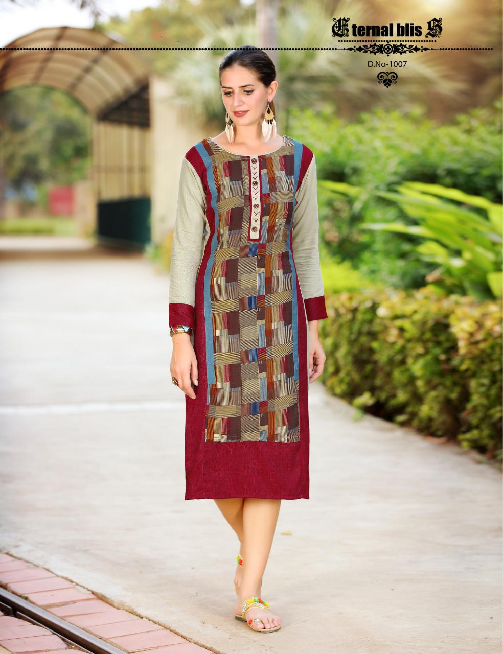 A4u Vol-5 By Ayush Fashion 1001 To 1008 Series Beautiful Stylish Fancy Colorful Casual Wear & Ethnic Wear & Ready To Wear Rayon Printed Kurtis At Wholesale Price