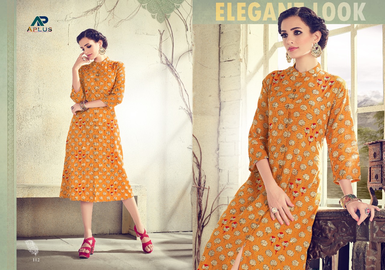 Aafira Vol-2 By Arihant Trendz 109 To 115 Series Designer Beautiful Stylish Fancy Colorful Casual Wear & Ethnic Wear Rayon/ Cotton Embroidered Kurtis At Wholesale Price