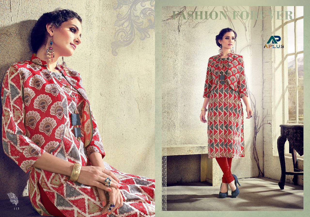 Aafira Vol-2 By Arihant Trendz 109 To 115 Series Designer Beautiful Stylish Fancy Colorful Casual Wear & Ethnic Wear Rayon/ Cotton Embroidered Kurtis At Wholesale Price