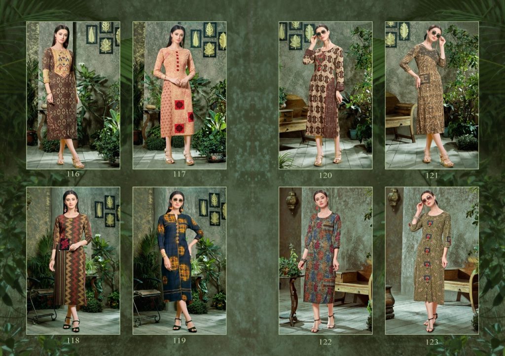 Aafira Vol-3 By Arihant Trendz 116 To 123 Series Beautiful Stylish Fancy Colorful Casual Wear & Ready To Wear & Ethnic Wear Rayon Kurtis At Wholesale Price