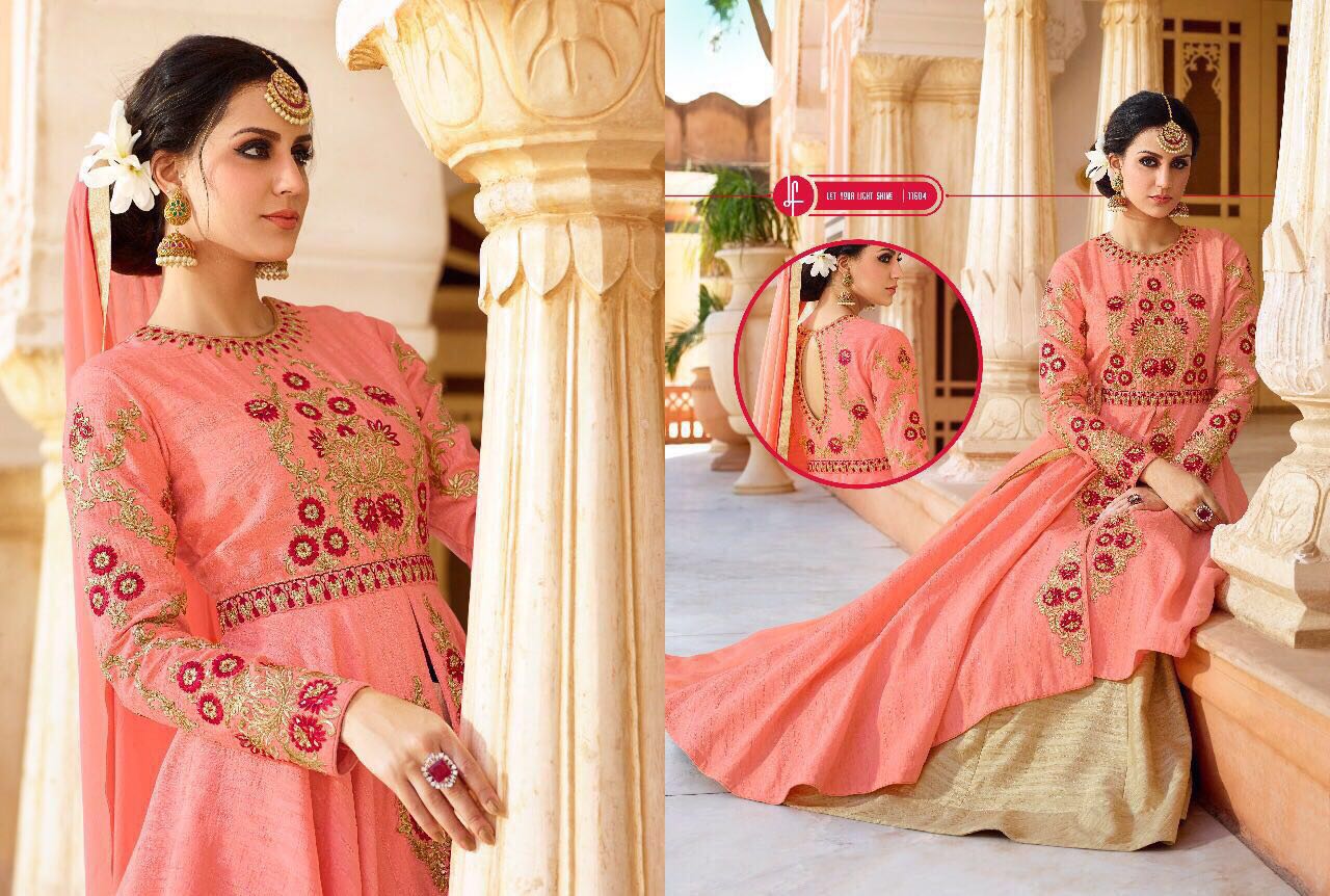 Sale Aafren Aadira By Leo Fashion Designer Indian Beautiful Colorful Wedding Collection Party Wear & Occasional Wear Silk Embroidered Dresses At Wholesale Price