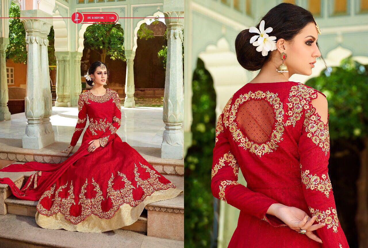 Sale Aafren Aadira By Leo Fashion Designer Indian Beautiful Colorful Wedding Collection Party Wear & Occasional Wear Silk Embroidered Dresses At Wholesale Price