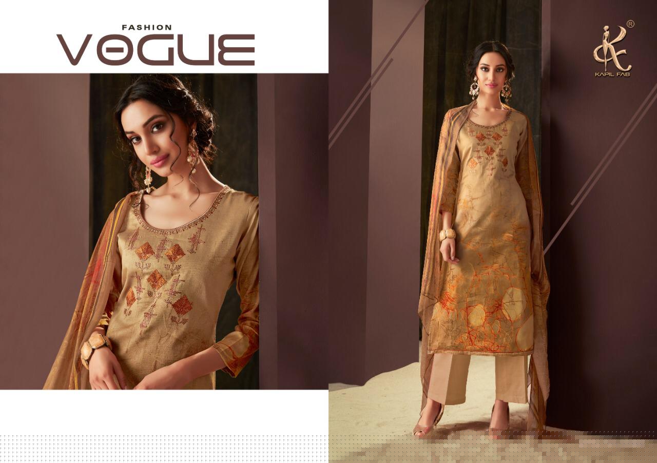 Aahana By Kapil Fab 53001 To 53010 Series Beautiful Suits Stylish Fancy Colorful Casual Wear & Ethnic Wear Collection Cotton Satin Print Embroidery Dresses At Wholesale Price