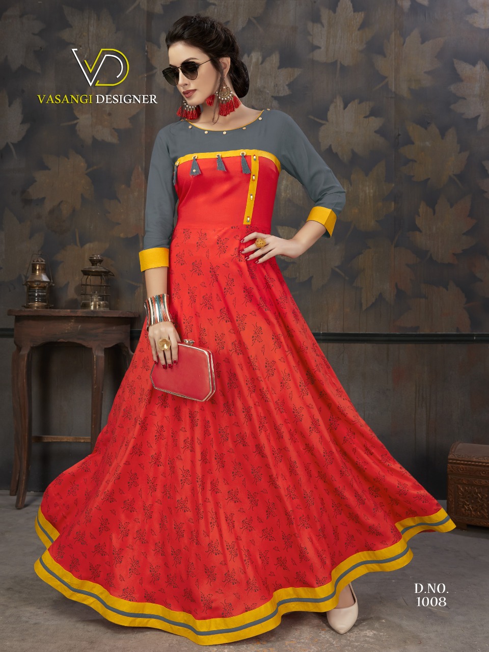 Aaina By Vasangi Designer 1001 To 1008 Series Designer Beautiful Stylish Fancy Colorful Casual Wear & Ethnic Wear & Ready To Wear Rayon Printed Kurtis At Wholesale Price