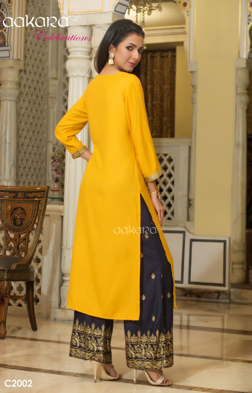 Aakara Celebration Vol-2 By Aakara 2001 To 2005 Series Beautiful Stylish Fancy Colorful Casual Wear & Ethnic Wear & Ready To Wear Viscose Silk / Rayon Dobby Kurtis At Wholesale Price