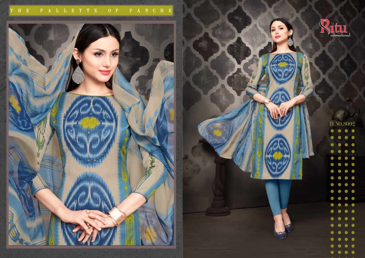 Aaliya Vol-4 By Ritu International 8001 To 8010 Series Indian Traditional Wear Collection Beautiful Stylish Fancy Colorful Party Wear & Occasional Wear Pure Jam Silk With Printed Dress At Wholesale Price