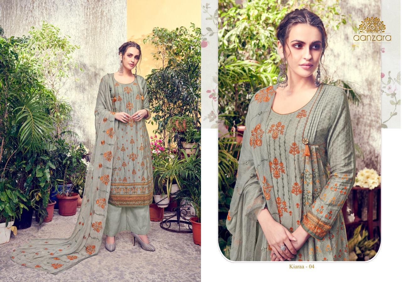 Aanzara By Acme Weaves 01 To 06 Series Indian Traditional Wear Collection Beautiful Stylish Fancy Colorful Party Wear & Occasional Wear Cotton Satin Embroidered Dress At Wholesale Price