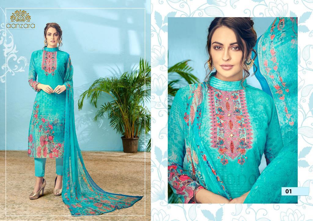 Aanzara Meher By Acme Weaves 01 To 06 Series Indian Traditional Wear Collection Beautiful Stylish Fancy Colorful Party Wear & Occasional Wear Georgette Embroidered Dress At Wholesale Price