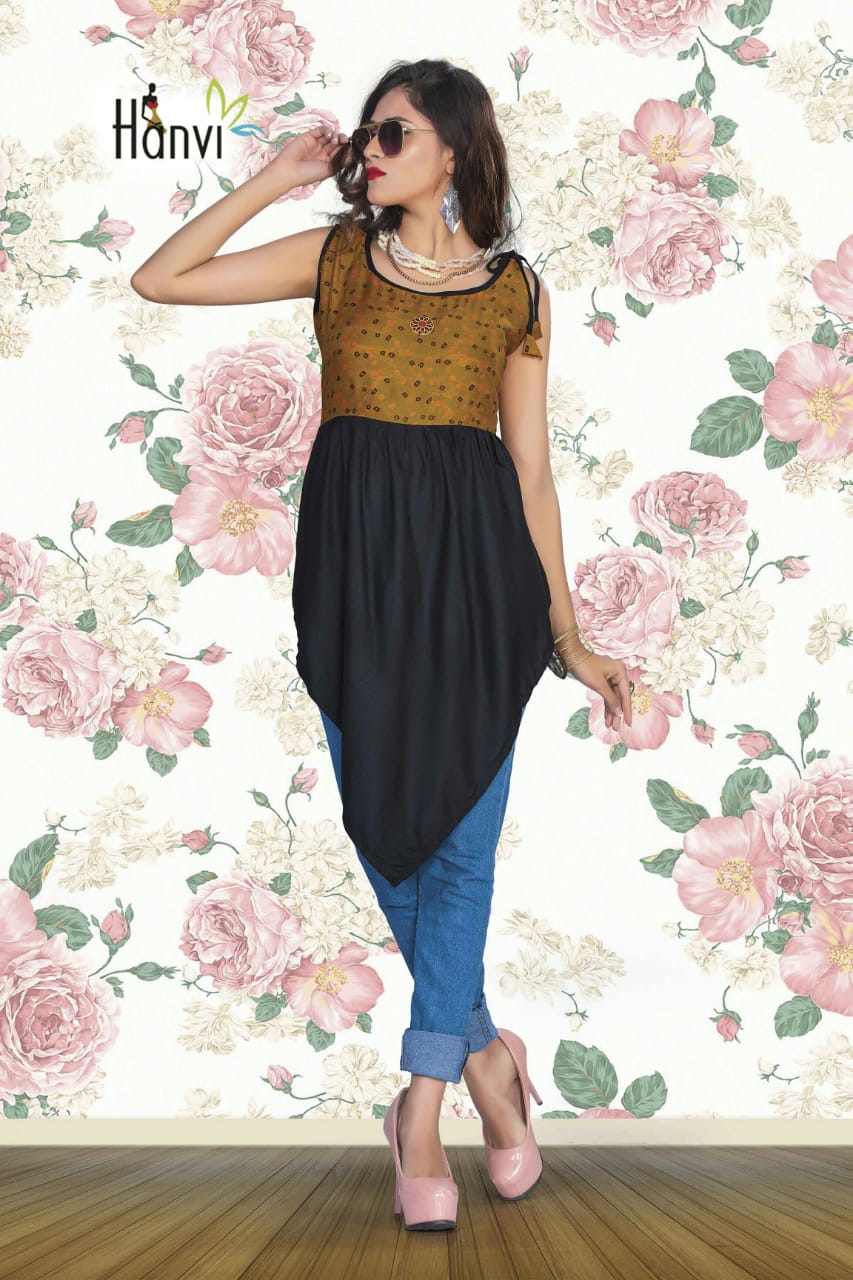 Aashi By Hanvi 01 To 08 Series Beautiful Colorful Stylish Fancy Casual Wear & Ethnic Wear & Ready To Wear Rayon Kurtis At Wholesale Price