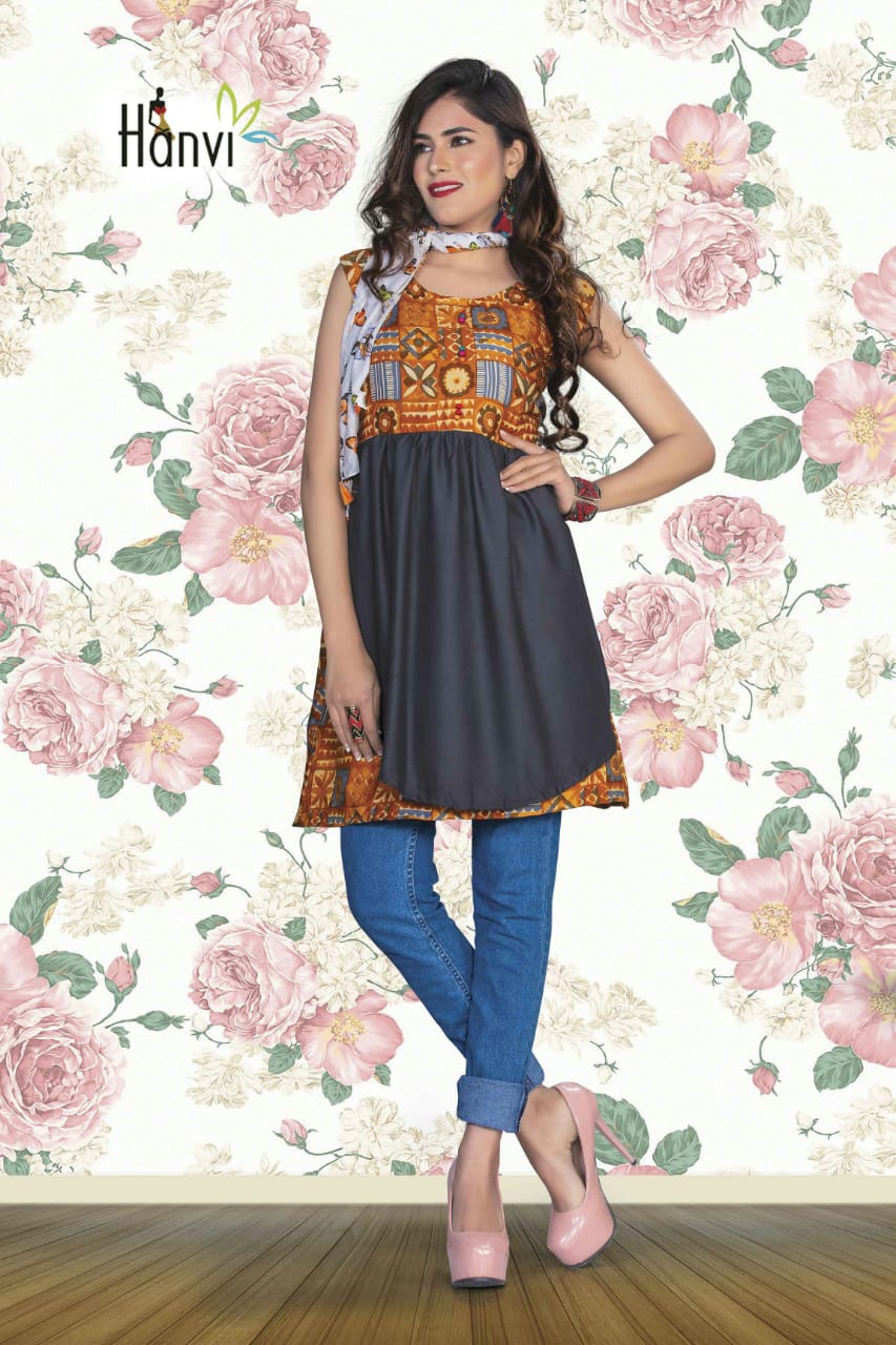 Aashi By Hanvi 01 To 08 Series Beautiful Colorful Stylish Fancy Casual Wear & Ethnic Wear & Ready To Wear Rayon Kurtis At Wholesale Price