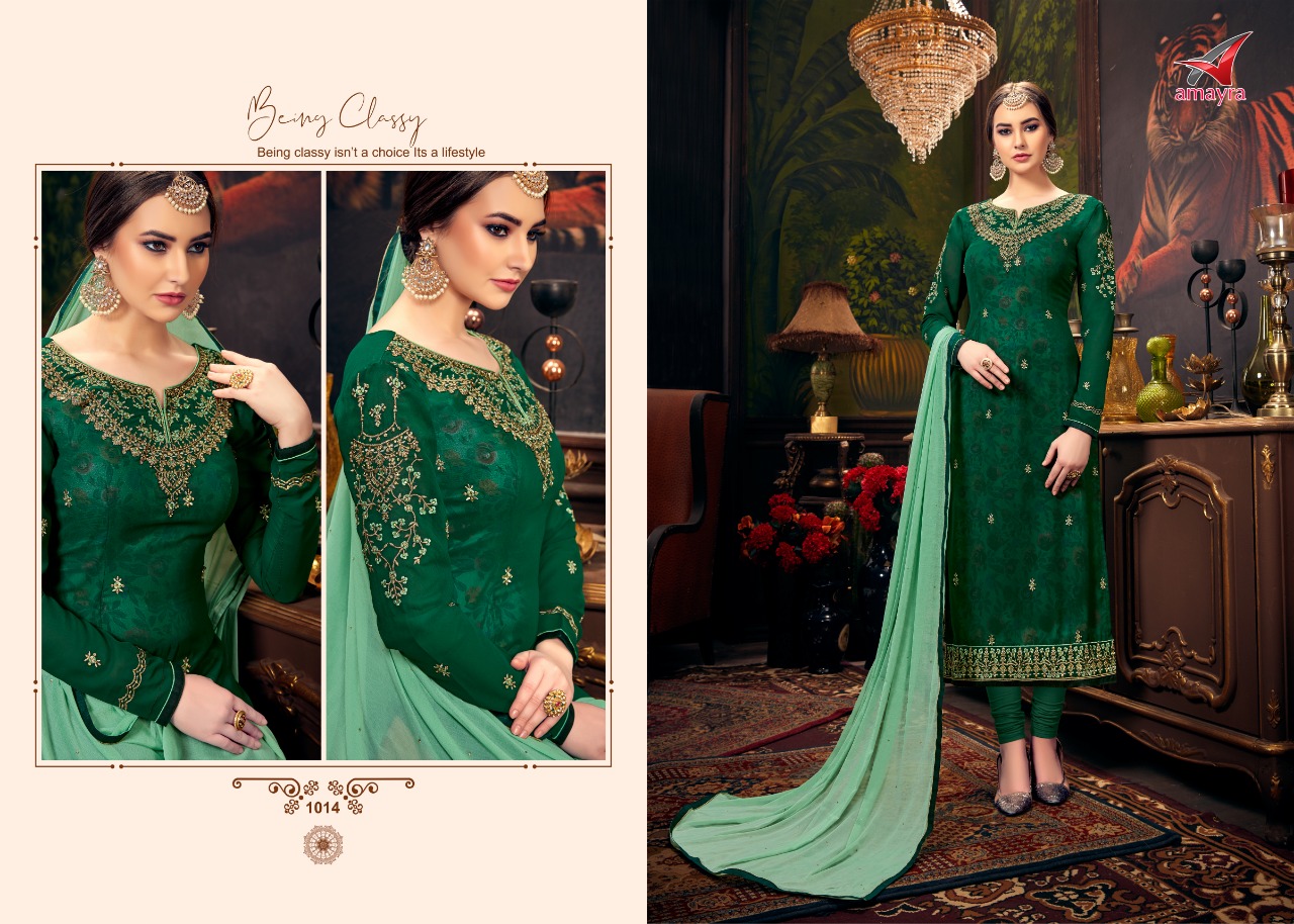 Aayesha Vol-2 By Amayra Fashion 1009 To 1016 Series Designer Sharara Suits Beautiful Stylish Fancy Colorful Party Wear & Ethnic Wear Georgette Embroidered Dresses At Wholesale Price