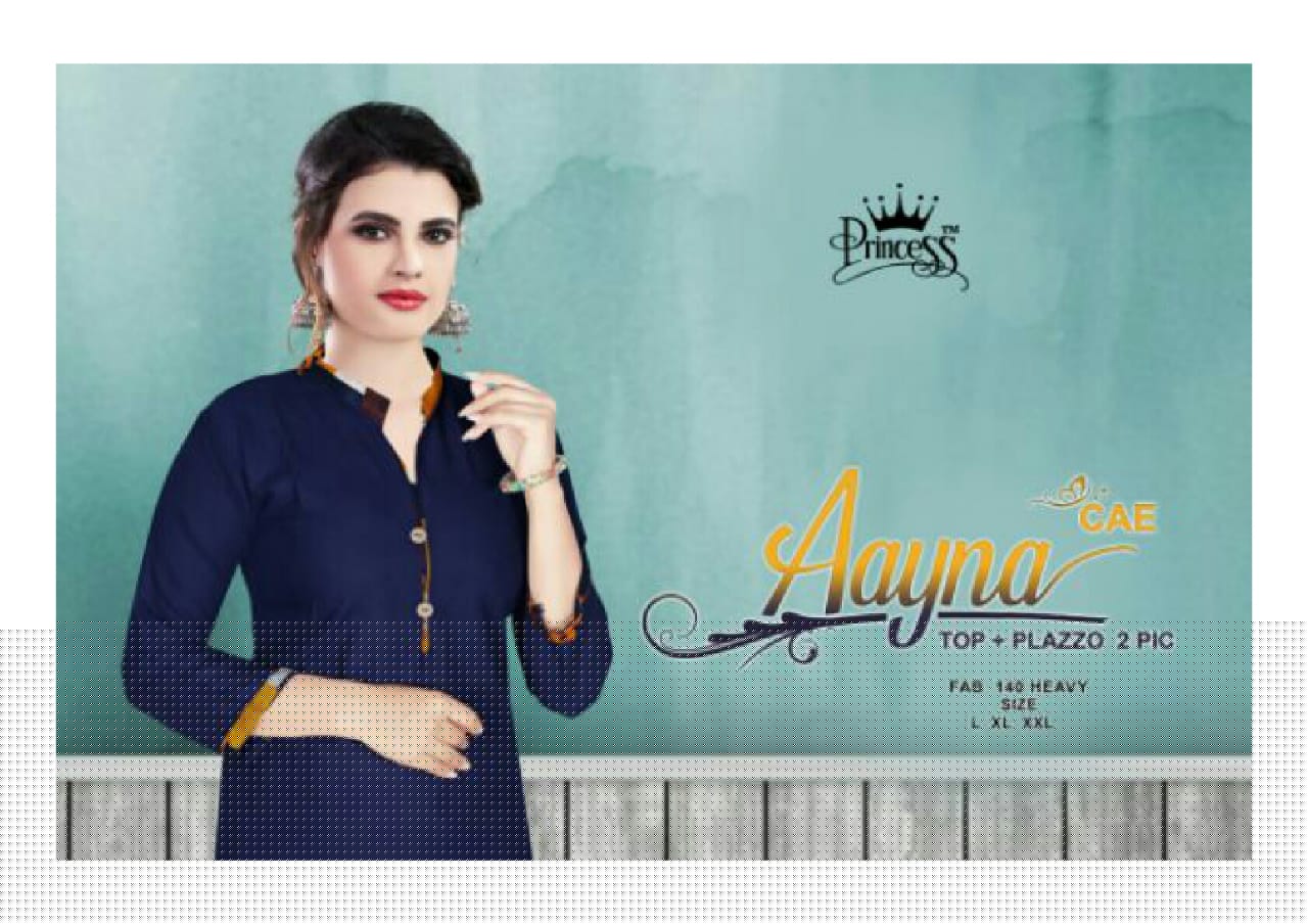 Aayna By Princess 101 To 112 Series Stylish Fancy Beautiful Colorful Casual Wear & Ethnic Wear Heavy Rayon  Printed Kurtis At Wholesale Price