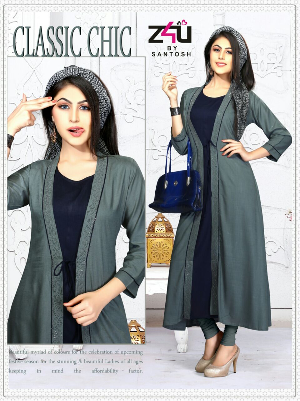 Abhusan By Z4u 1001 To 1010 Series Beautiful Stylish Fancy Designer Colorful Party Wear & Ethnic Wear Collection Rayon Slub Kurtis At Wholesale Price