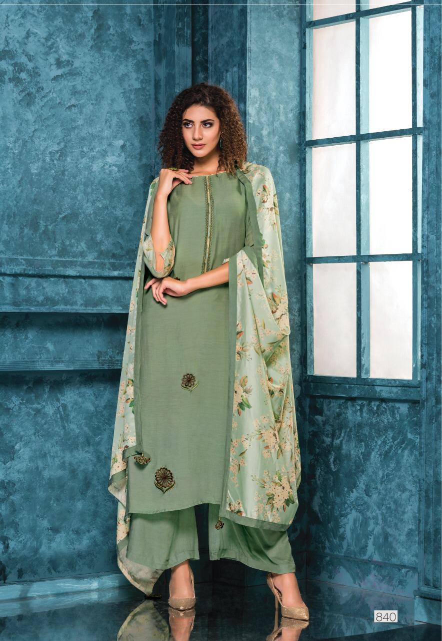 Anubhuti By Sri 840 To 846 Series Beautiful Stylish Colorful Fancy Party Wear & Ethnic Wear Pure Viscose Muslin Dresses At Wholesale Price
