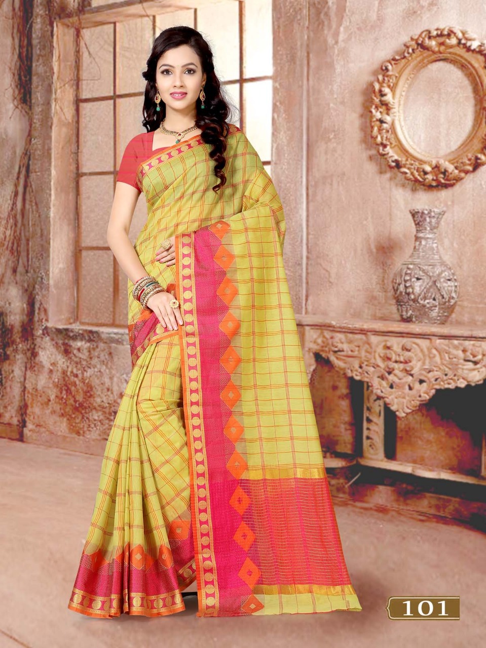 Acrylic Silk Vol-1 By Aanchal Saree 101 To 109 Series Indian Designer Traditional Wear Collection Beautiful Stylish Fancy Colorful Party Wear & Occasional Wear Acrylic Cotton Printed Sarees At Wholesale Price