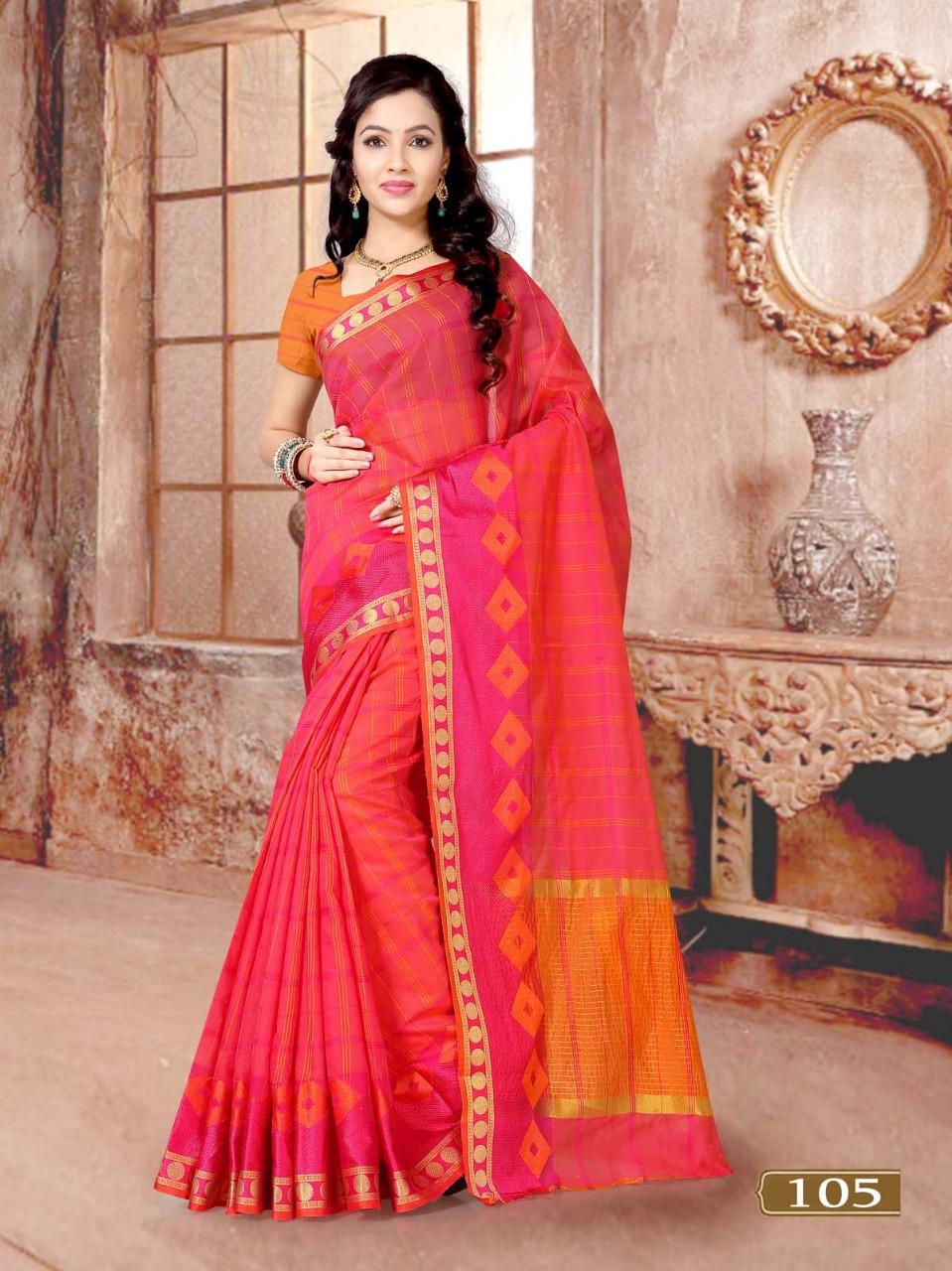 Acrylic Silk Vol-1 By Aanchal Saree 101 To 109 Series Indian Designer Traditional Wear Collection Beautiful Stylish Fancy Colorful Party Wear & Occasional Wear Acrylic Cotton Printed Sarees At Wholesale Price