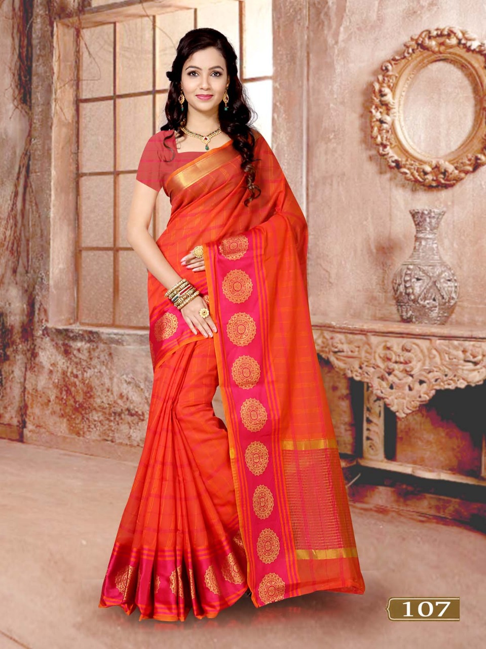 Acrylic Silk Vol-1 By Aanchal Saree 101 To 109 Series Indian Designer Traditional Wear Collection Beautiful Stylish Fancy Colorful Party Wear & Occasional Wear Acrylic Cotton Printed Sarees At Wholesale Price