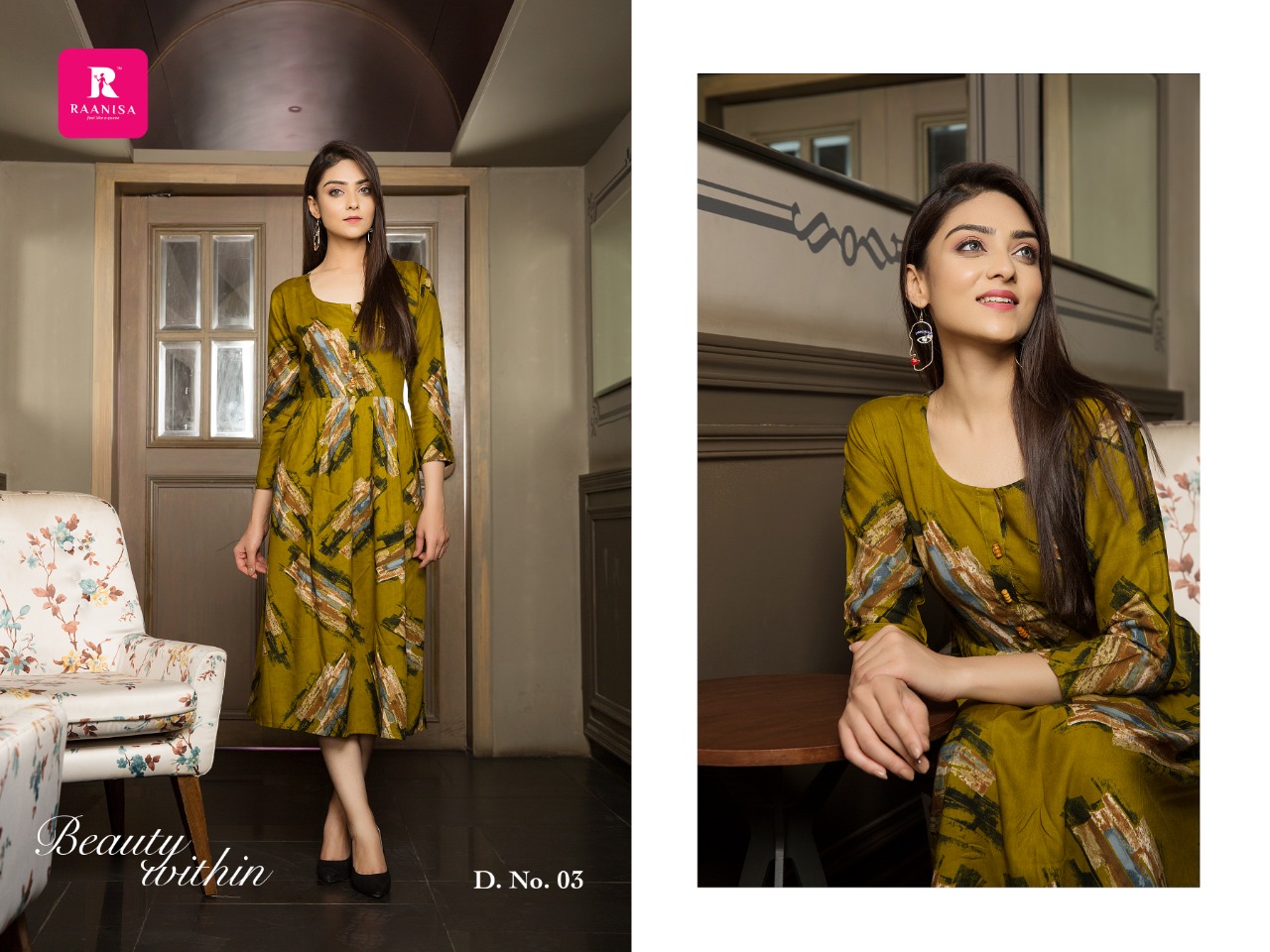 Adhishakti Vol1 By Ranisa 01 To 08 Series Beautiful Colorful Stylish Fancy Casual Wear & Ethnic Wear & Ready To Wear Rayon Print Kurtis At Wholesale Price