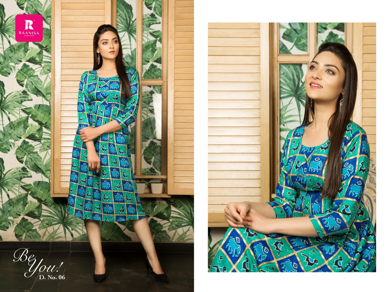 Adhishakti Vol1 By Ranisa 01 To 08 Series Beautiful Colorful Stylish Fancy Casual Wear & Ethnic Wear & Ready To Wear Rayon Print Kurtis At Wholesale Price