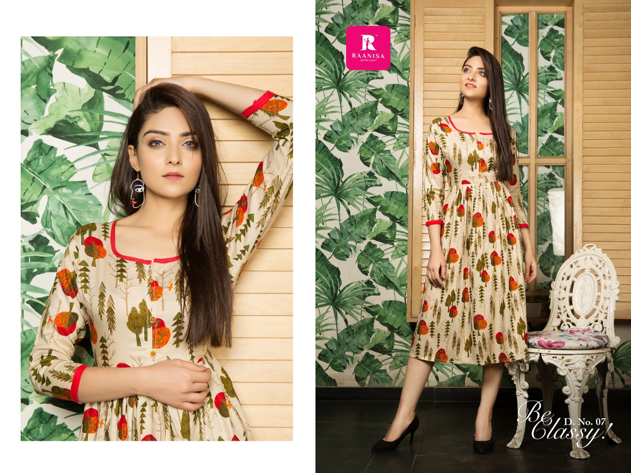 Adhishakti Vol1 By Ranisa 01 To 08 Series Beautiful Colorful Stylish Fancy Casual Wear & Ethnic Wear & Ready To Wear Rayon Print Kurtis At Wholesale Price