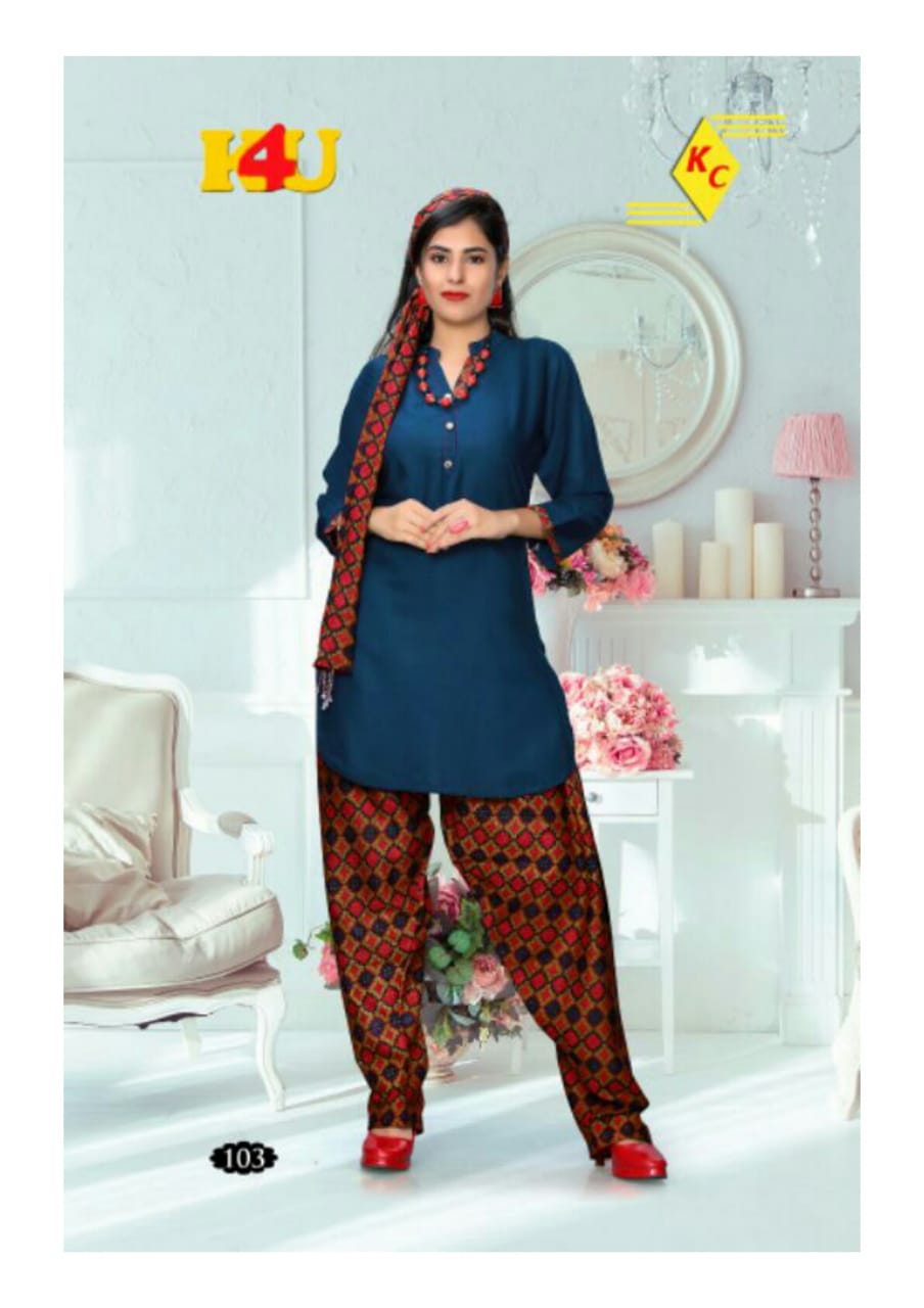 Aditi By K4u 101 To 106 Series Beautiful Stylish Fancy Colorful Casual Wear & Ready To Wear & Ethnic Wear Heavy Rayon Printed Kurtis At Wholesale Price