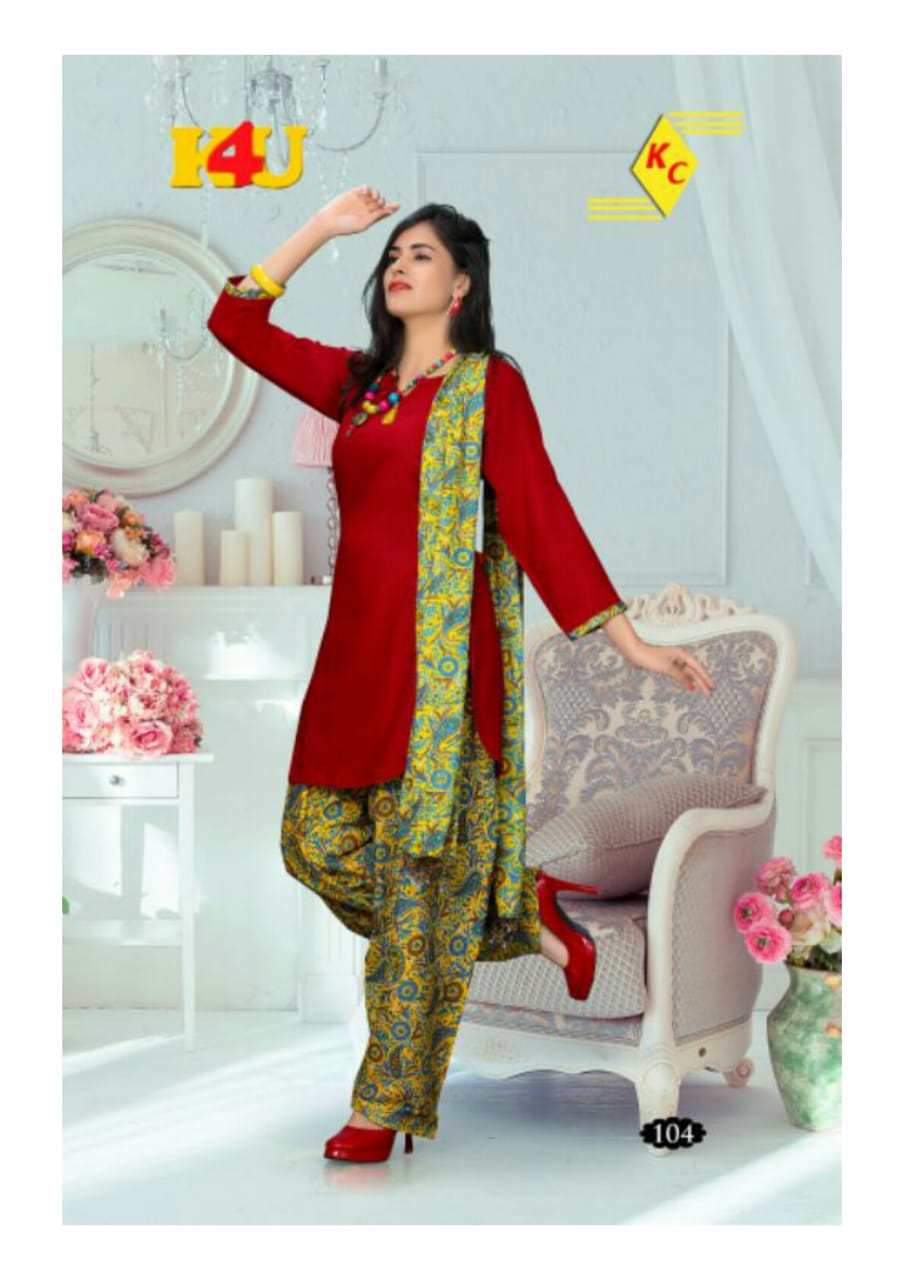 Aditi By K4u 101 To 106 Series Beautiful Stylish Fancy Colorful Casual Wear & Ready To Wear & Ethnic Wear Heavy Rayon Printed Kurtis At Wholesale Price