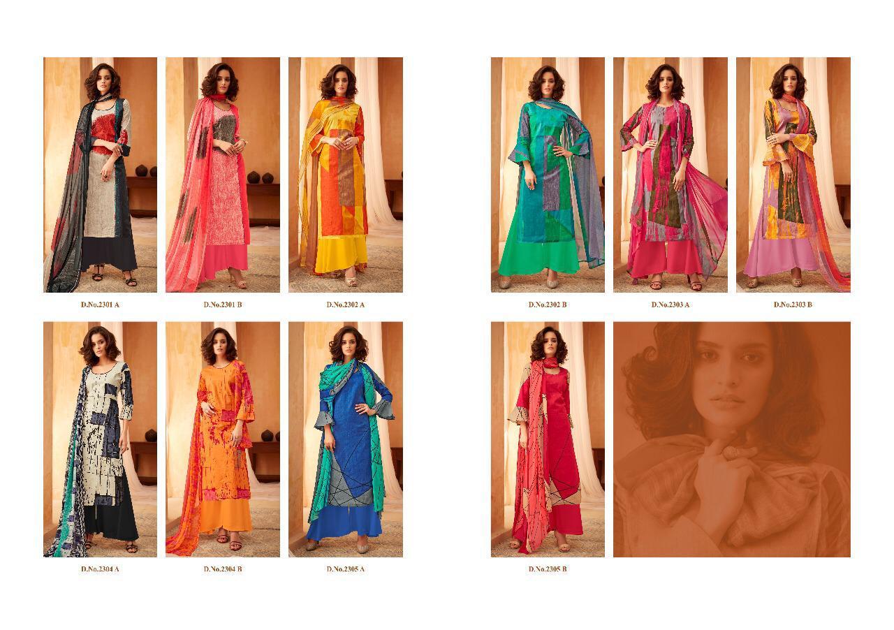 Afeem Vol-23 By Ankit Textile 2301-a To 2305-b Series Beautiful Suits Stylish Colorful Fancy Casual Wear & Ethnic Wear Cambric Cotton Printed Dresses At Wholesale Price