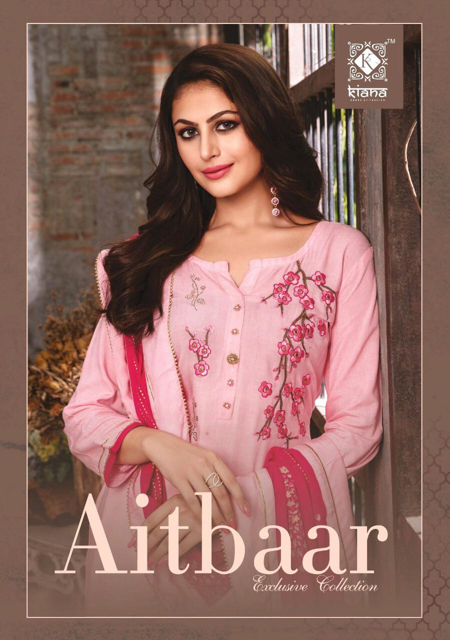 Aitbaar By Kiana 001 To 008 Series Indian Traditional Wear Collection Beautiful Stylish Fancy Colorful Party Wear & Occasional Wear Rayon Foil Printed Dresses At Wholesale Price