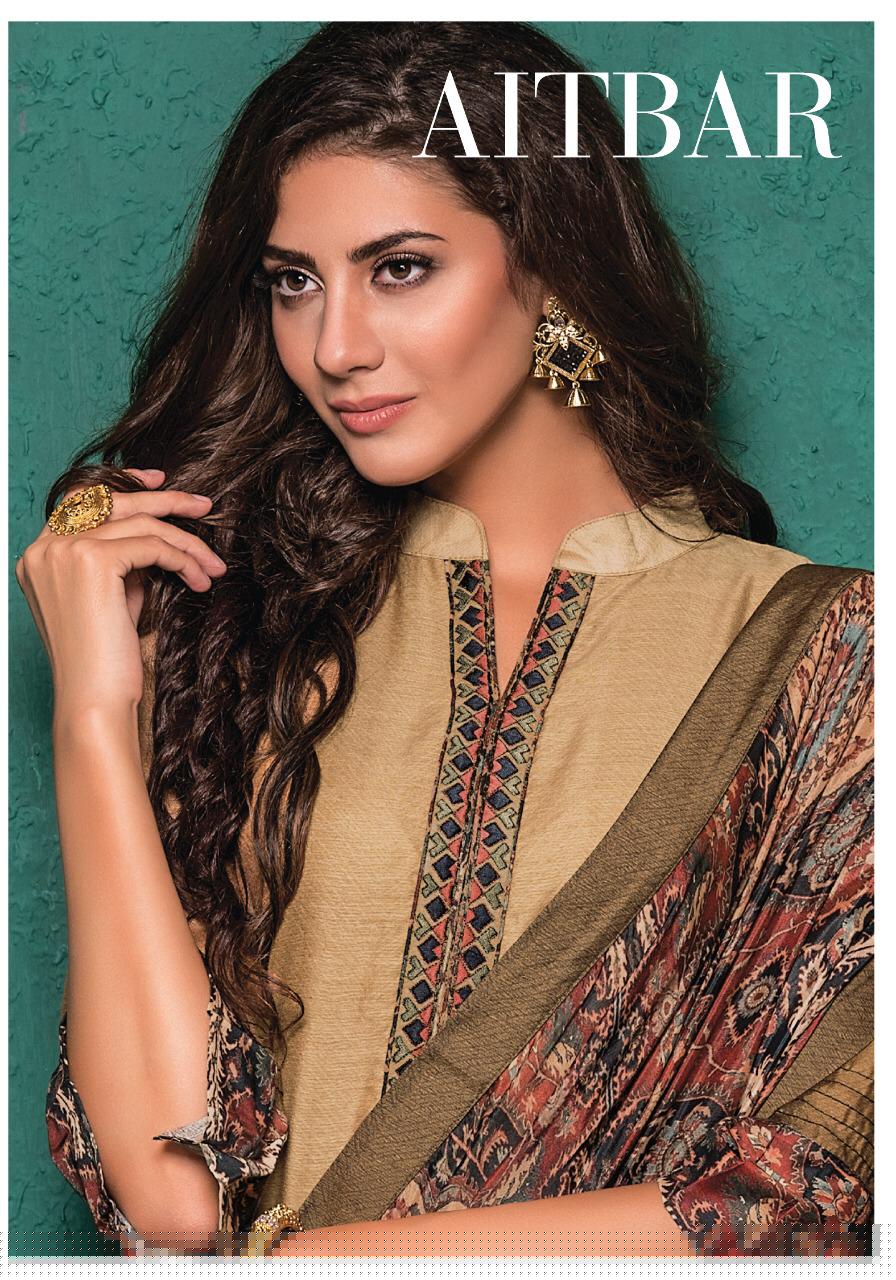 Aitbar By Sri 825 To 831 Series Beautiful Collection Suits Stylish Fancy Colorful Party Wear & Ethnic Wear Fine Cotton Embroidered Dresses At Wholesale Price
